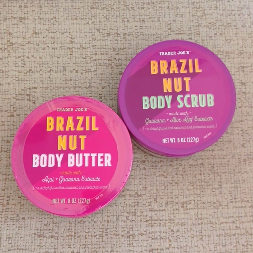 Trader Joe's Brazil Nut Body Butter and Body Scrub